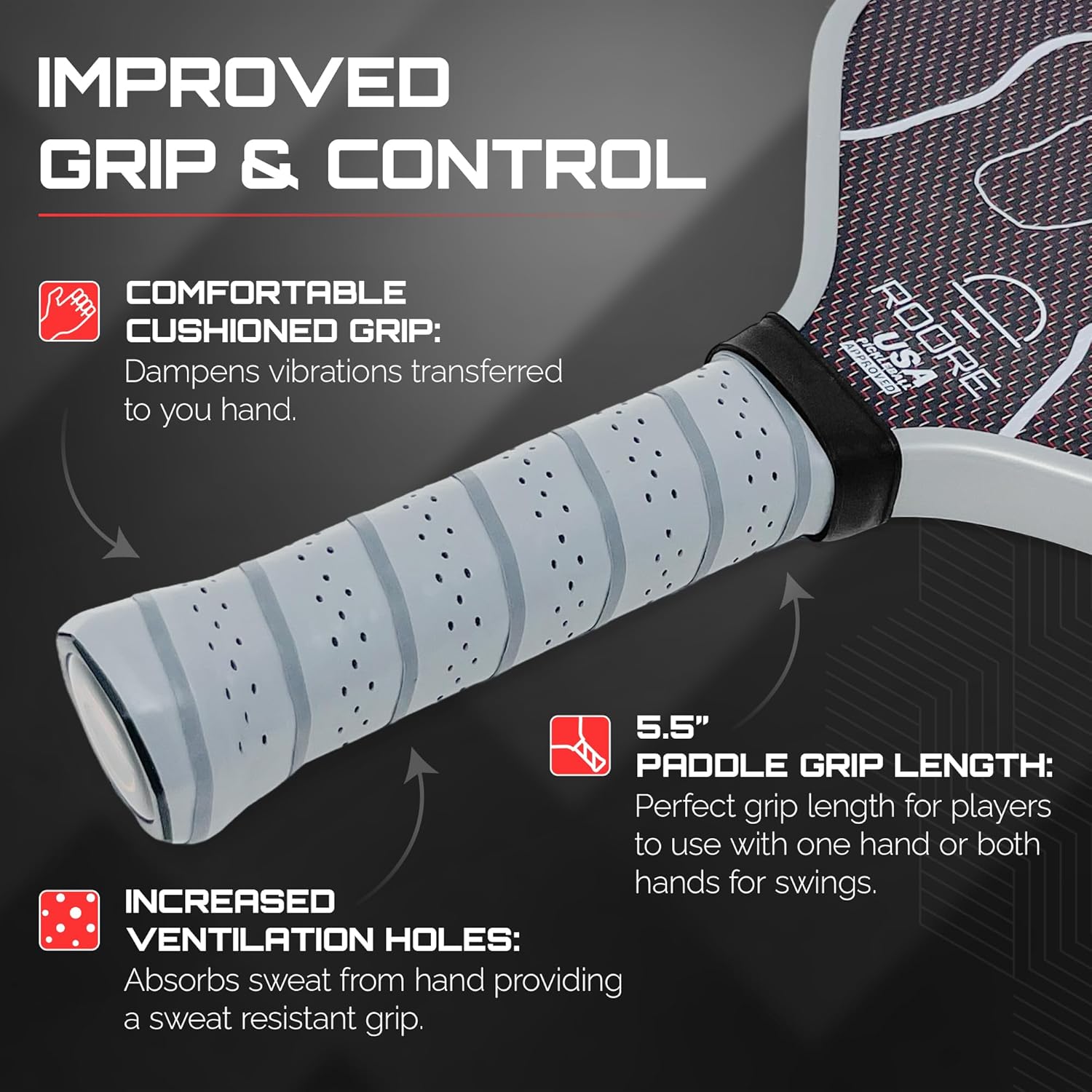 Coronado - Gen 2 Titanium 16 mm Pickleball Paddle