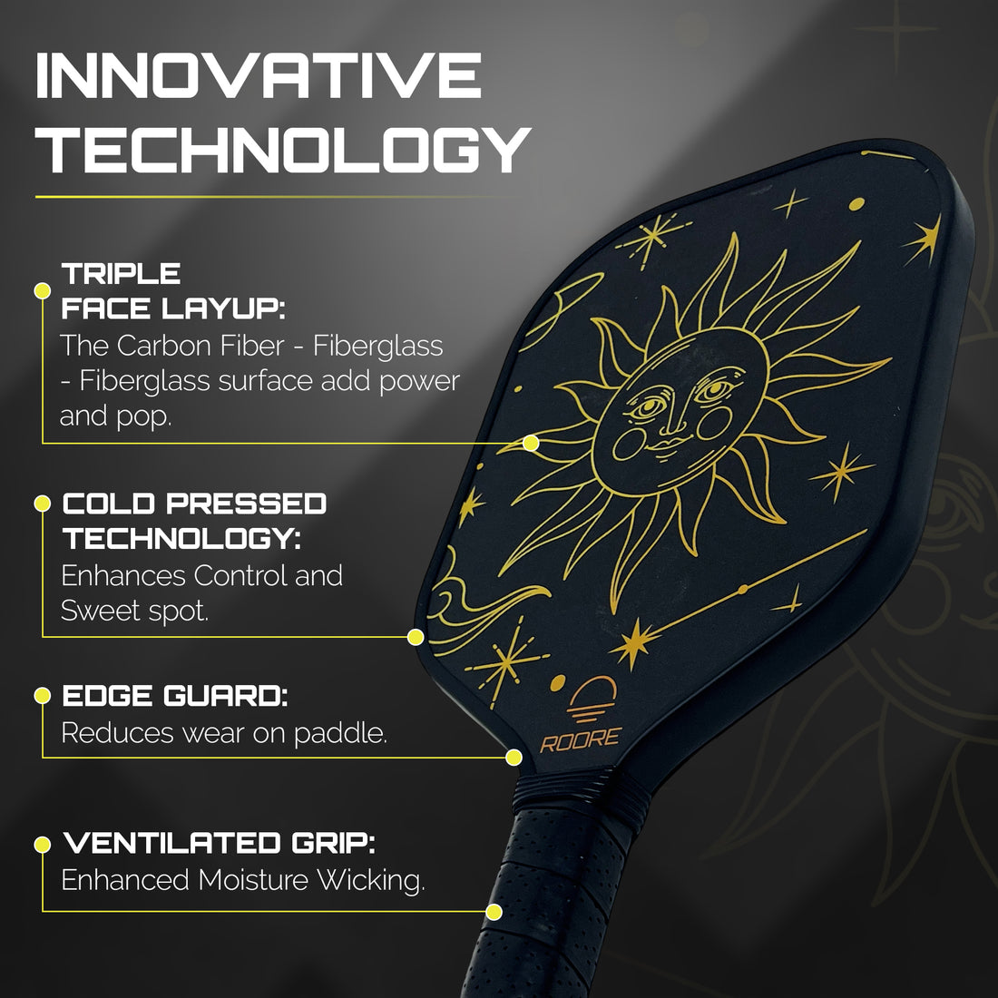 T300 Cold Pressed Gen 1  Pickleball Paddle