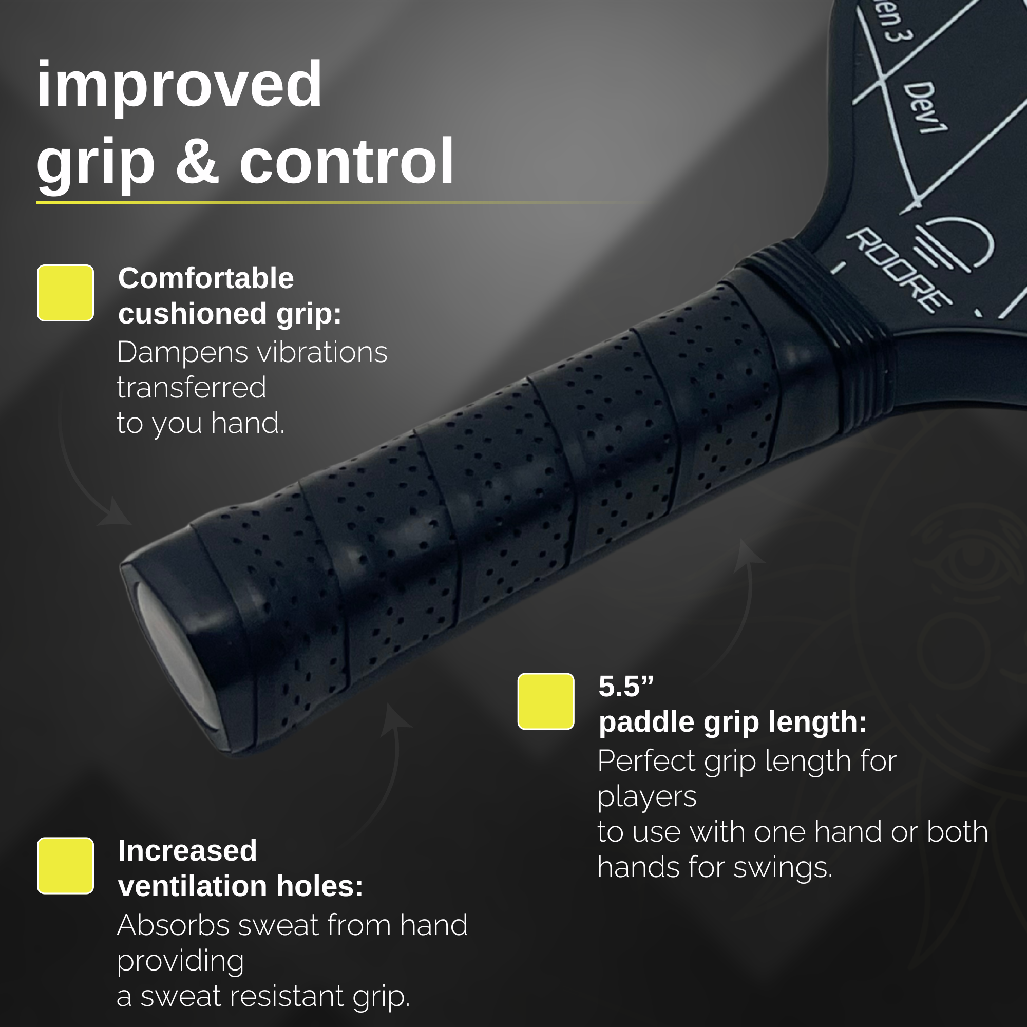 Gen 3 Elongated T700 Carbon Fiber Pickleball Paddle